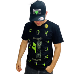 CAMISETA FOX THROTTLE SS PREM TEE DRK VIN M