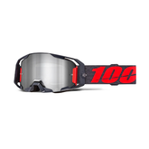 GOGGLE 100% ARMATIC TURO LENTE SILVER ESPEJO