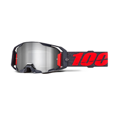 GOGGLE 100% ARMATIC TURO LENTE SILVER ESPEJO