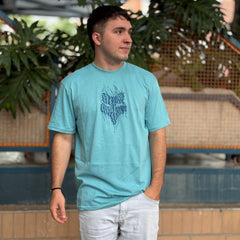 CAMISETA FOX BARK SS PREMIUM [AZUL CIELO]