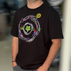 CAMISETA FOX ENERGY FACE PREMIM [NEGRO]