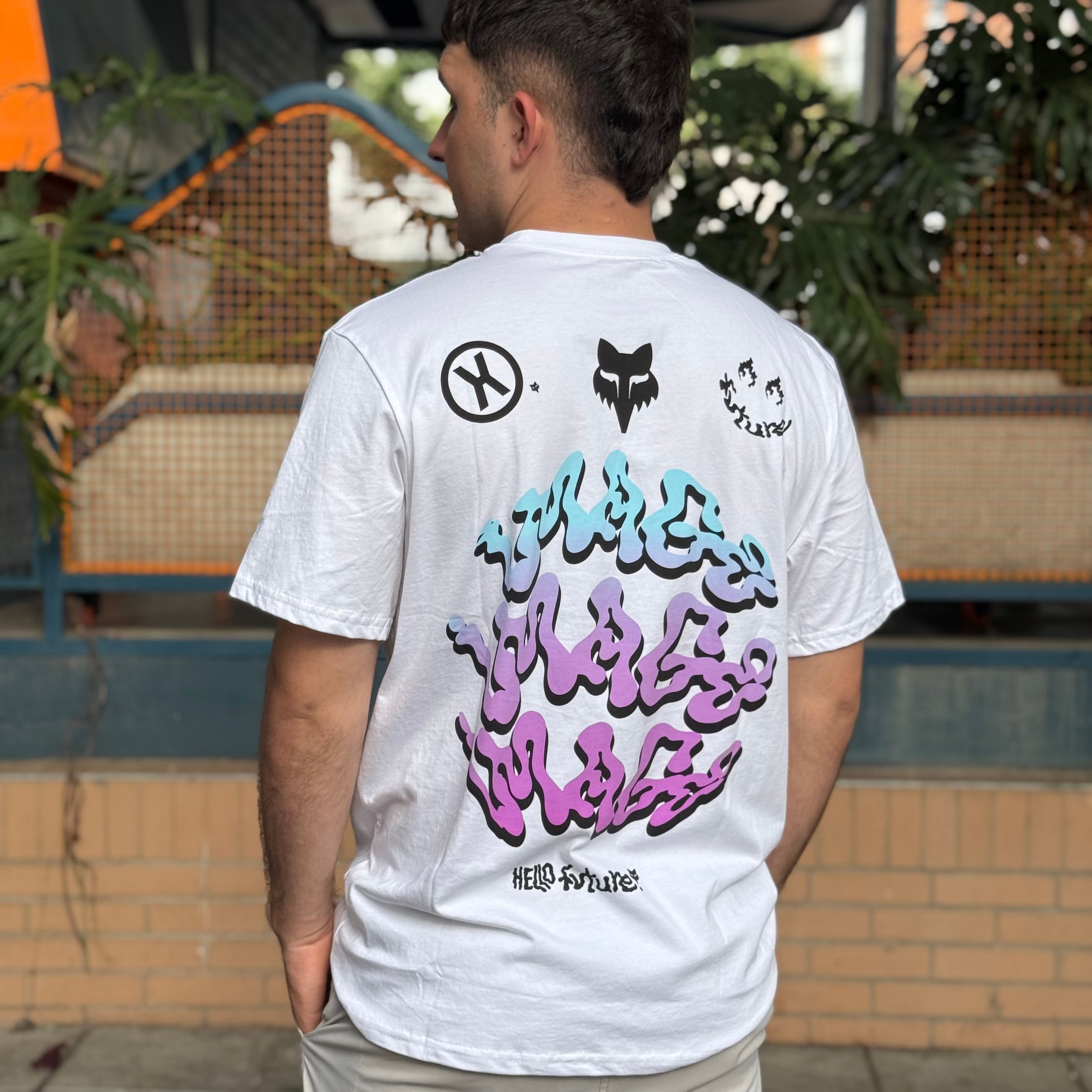 CAMISETA FOX HELLO FUTURE SS PREMIUM [BLANCO]