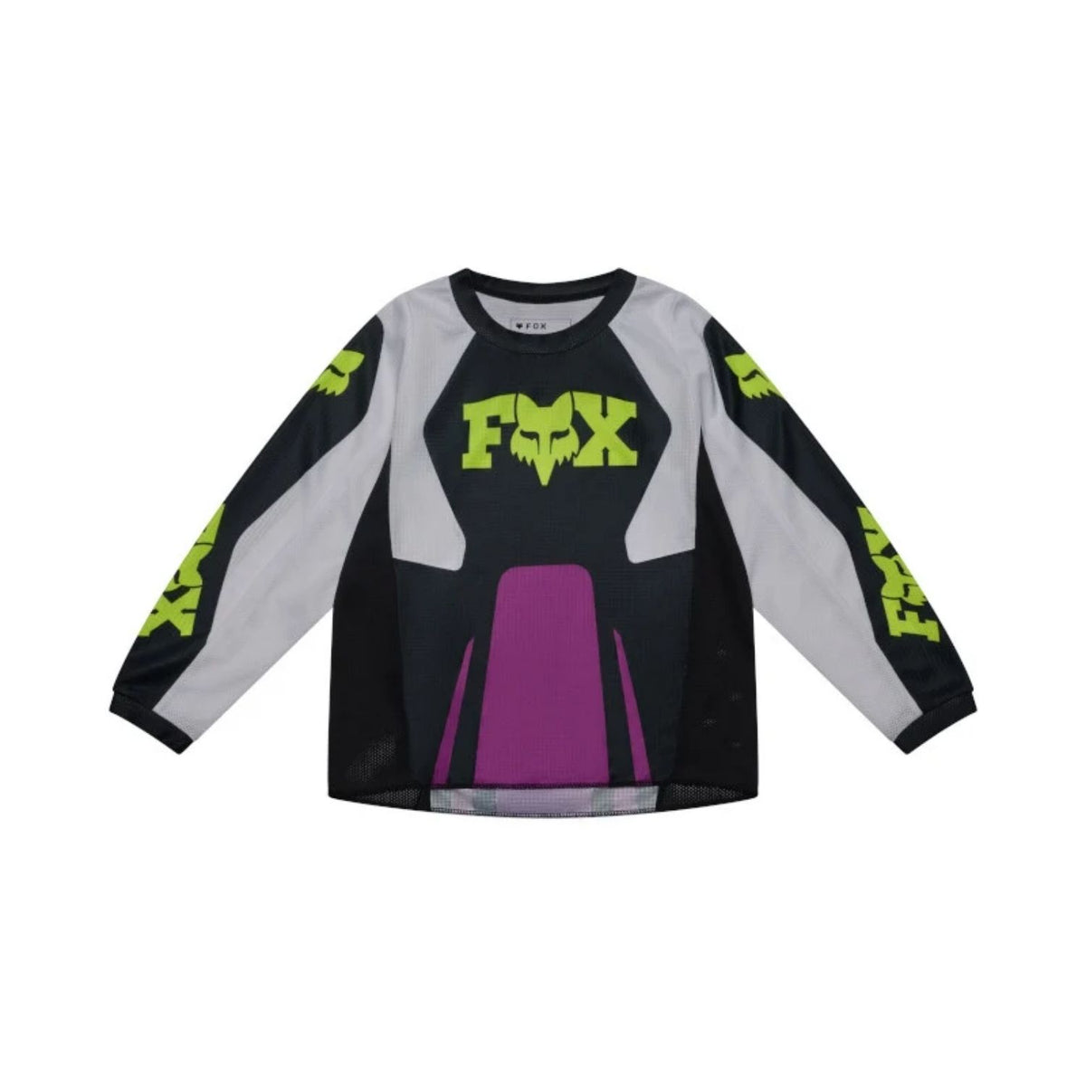 JERSEY FOX 180 RAID [MORADO/BLANCO] (PARA NIÑOS PEQUEÑOS)