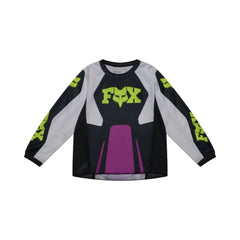 JERSEY FOX 180 RAID [MORADO/BLANCO] (PARA NIÑOS PEQUEÑOS)