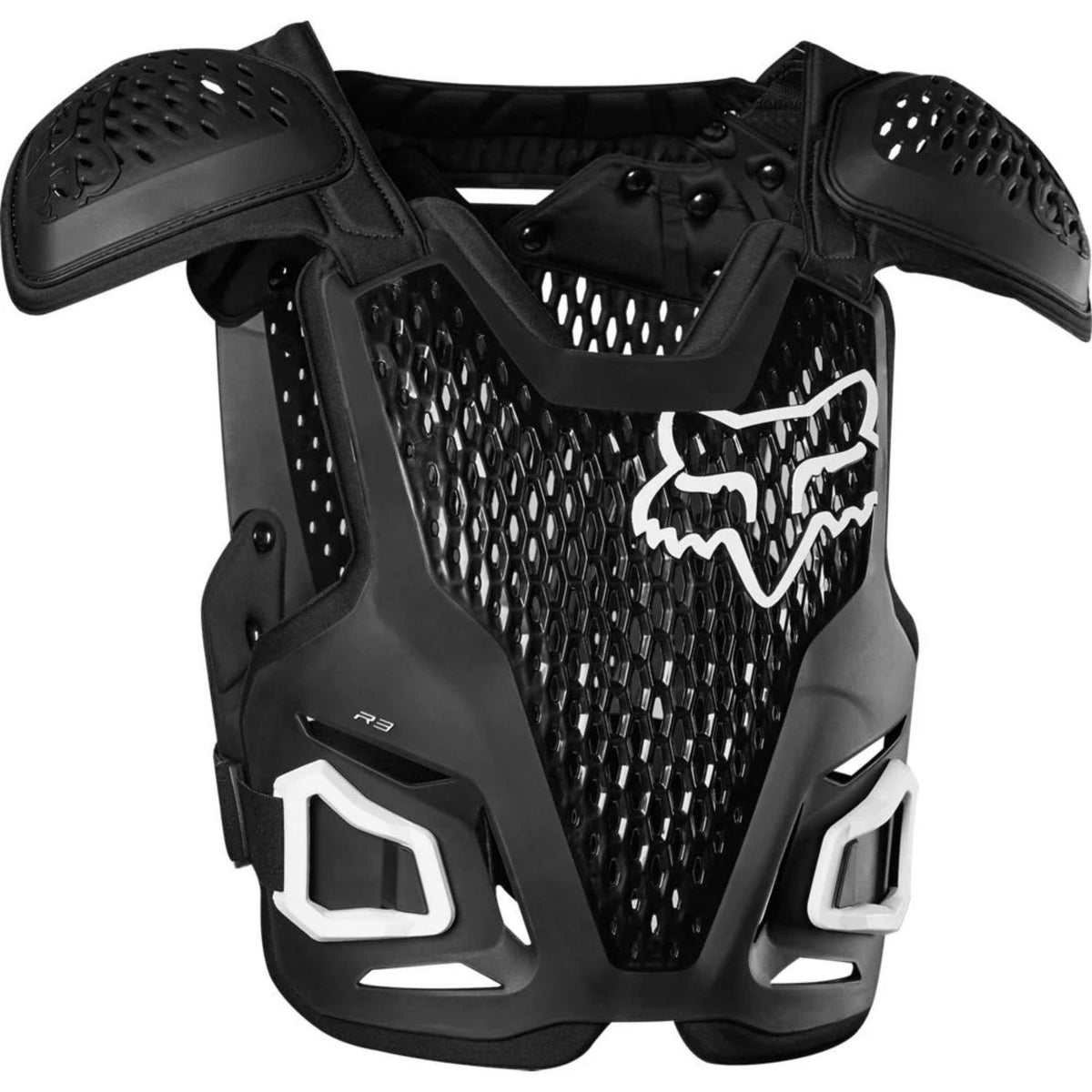 PECHERA FOX R3 [NEGRO] (PARA NIÑOS) - Todo Riders