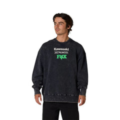 BUZO FOX KAWI HEAVYWEIGHT OVERSIZED [AZUL/VERDE] - Todo Riders