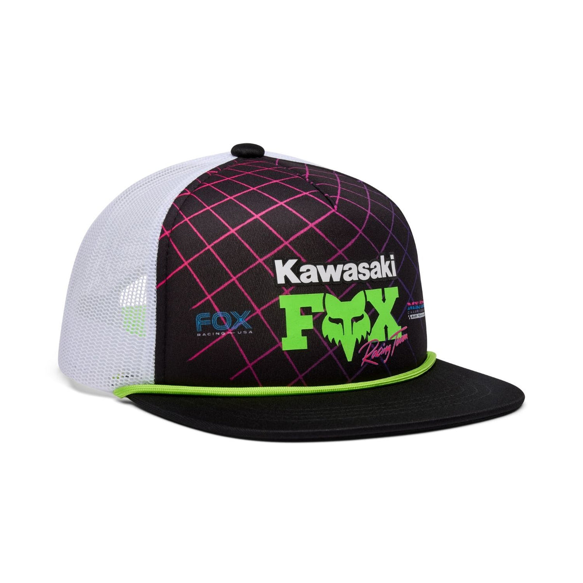 GORRA FOX X KAWI SNAPBACK [NEGRO] (PARA NIÑO)