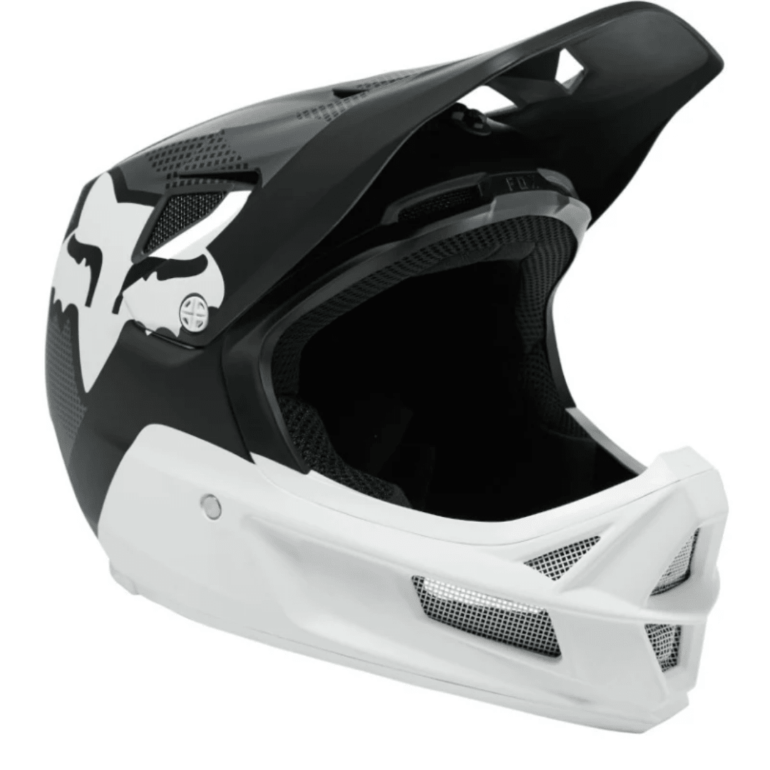 CASCO FOX RAMPAGE COMP [NEGRO/BLANCO] - Todo Riders