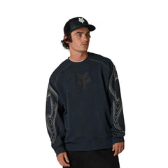 BUZO FOX VISION CREW OVERSIZED [AZUL OSCURO]