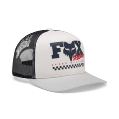 GORRA FOX CHECKER TRUCKER [GRIS/NEGRO] - Todo Riders