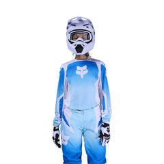 UNIFORME FOX 180 SHIELD [BLANCO/AZUL] (PARA DAMA)