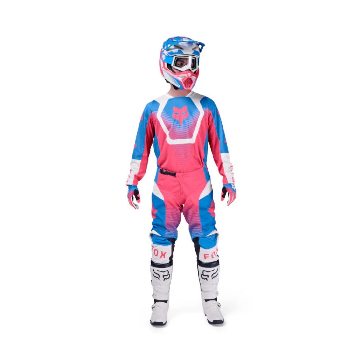 JERSEY FOX 180 COLLECT [ROSADO/AZUL] - Todo Riders