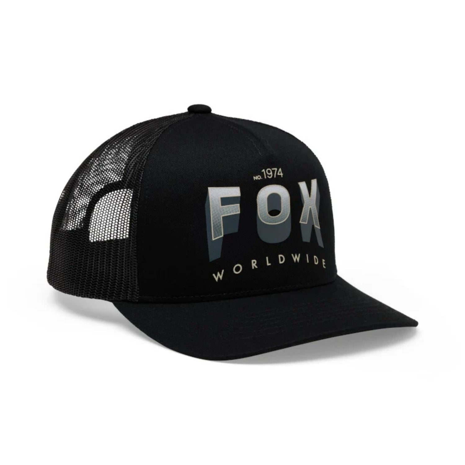 GORRA FOX BLOCK MESH TRUCKER [NEGRO] - Todo Riders