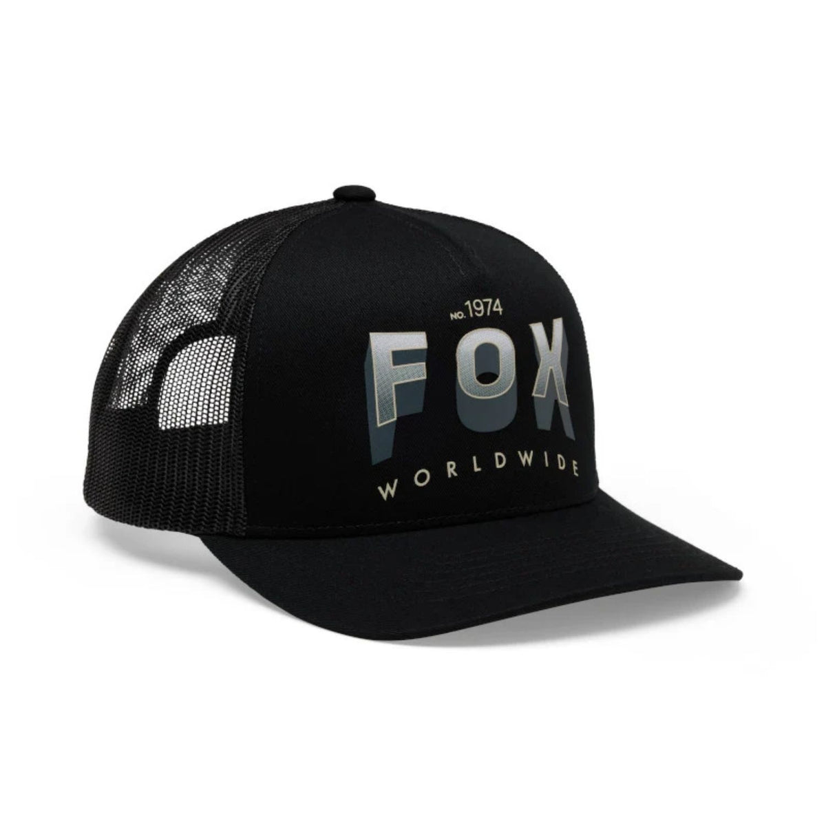 GORRA FOX BLOCK MESH TRUCKER [NEGRO] - Todo Riders