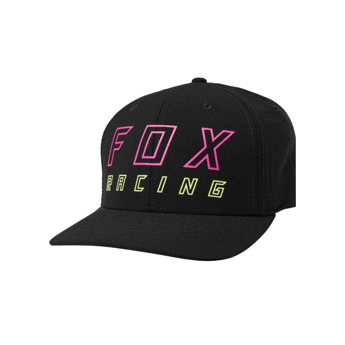 GORRA FOX NEON MOTH FLEXFIT [NEGRO]