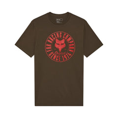 CAMISETA FOX EMBLEM SS PREMIUM [VERDE MILITAR]