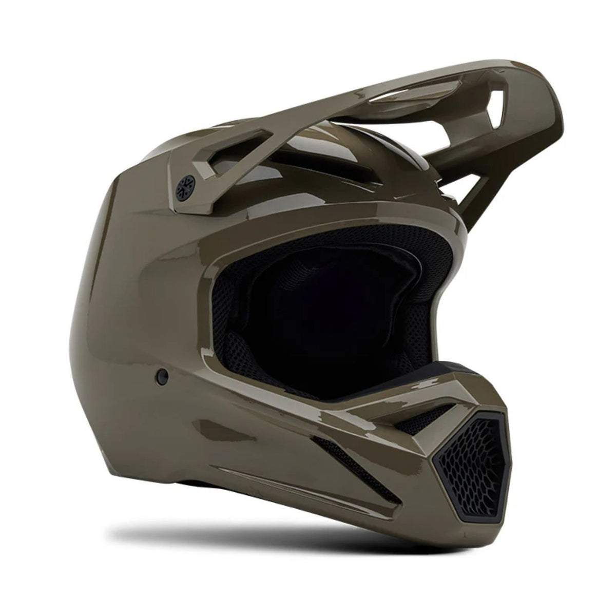 CASCO FOX V1 SOLID [CAFÉ GRISÁCEO]
