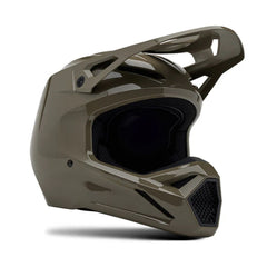 CASCO FOX V1 SOLID [CAFÉ GRISÁCEO]