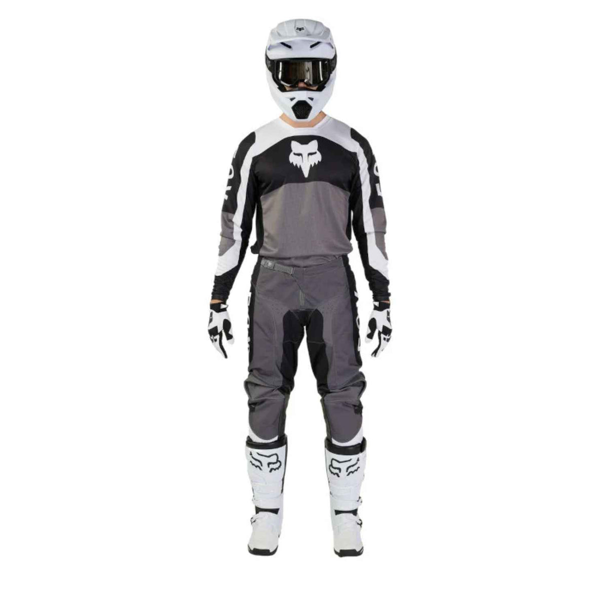 UNIFORME FOX 180 NITRO - EXTD SIZES [NEGRO/ BLANCO]