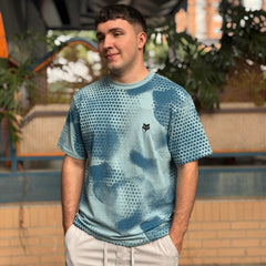 CAMISETA FOX AOP SS PREMIUM [AZUL]