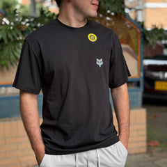 CAMISETA FOX FRECUENCY SS PREMIUM [NEGRO]