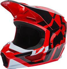 CASCO FOX V1 LUX ROJO FLUO