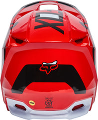 CASCO FOX V1 LUX ROJO FLUO