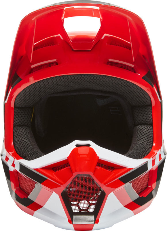 CASCO FOX V1 LUX ROJO FLUO