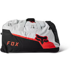 MALETA FOX CON RUEDAS SHUTTLE 180 ROLLER [BLANCO/ ROJO]