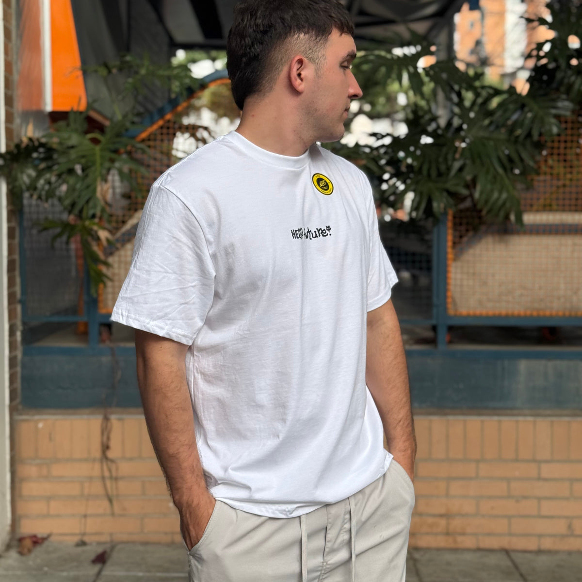 CAMISETA FOX HELLO FUTURE SS PREMIUM [BLANCO]