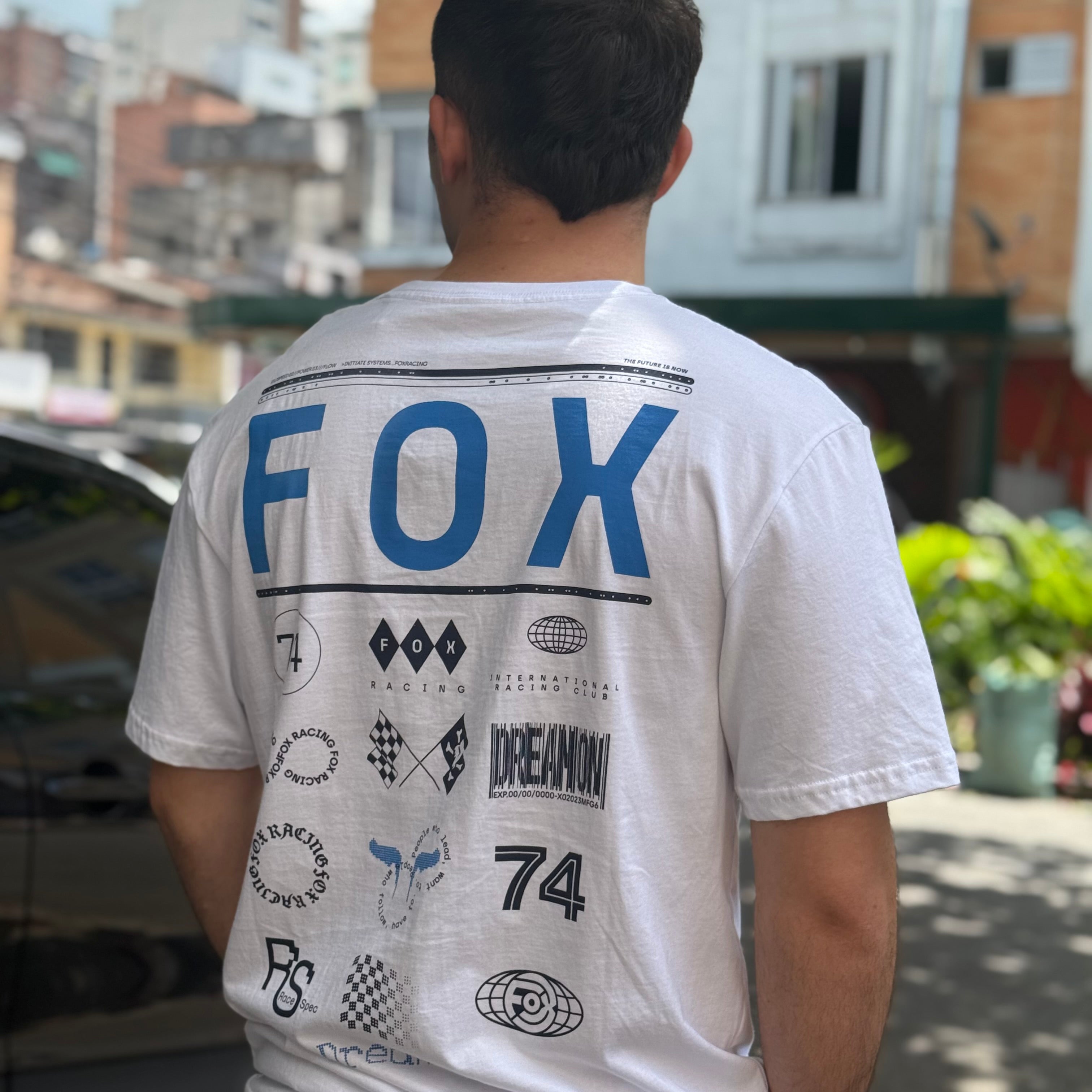 CAMISETA FOX RACE SPEC SS PREM TEE [OPT WHT]