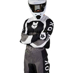 UNIFORME FOX 180 NITRO - EXTD SIZES [NEGRO/ BLANCO]