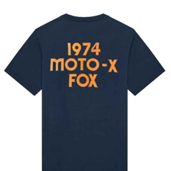 CAMISETA FOX MOTO - X HEAVYWEIGHT OVERSIZED [AZUL]