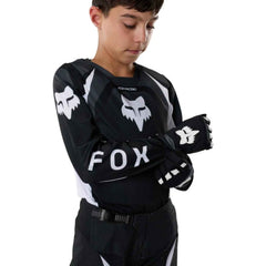 JERSEY FOX 180 FRAME [NEGRO] (PARA NIÑOS)