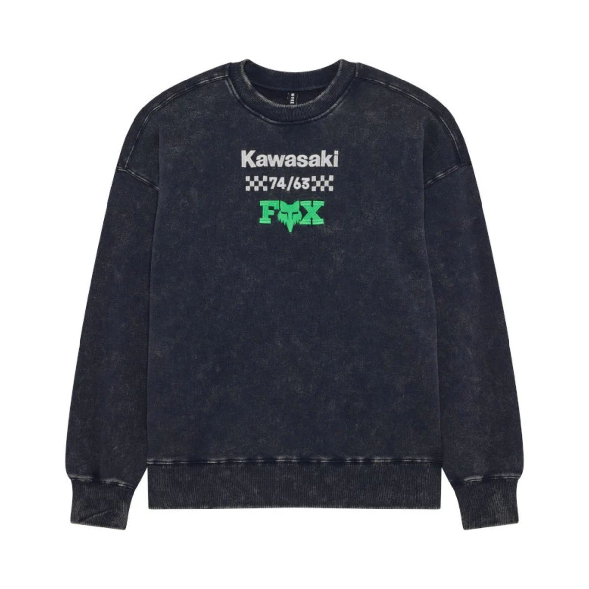 BUZO FOX KAWI HEAVYWEIGHT OVERSIZED [AZUL/VERDE] - Todo Riders