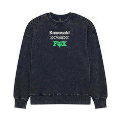 BUZO FOX KAWI HEAVYWEIGHT OVERSIZED [AZUL/VERDE] - Todo Riders