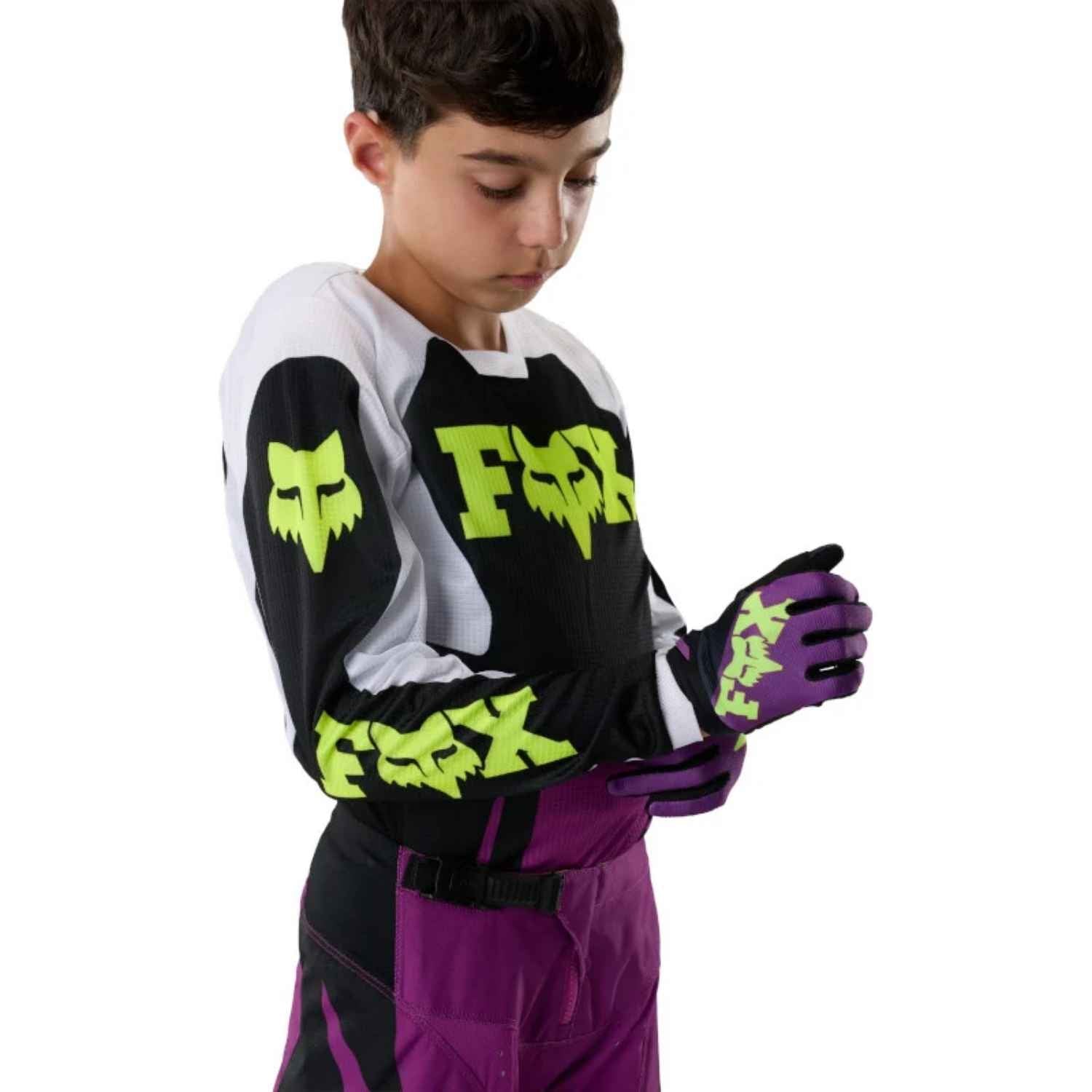 JERSEY FOX 180 RAID [MORADO] (PARA NIÑOS)