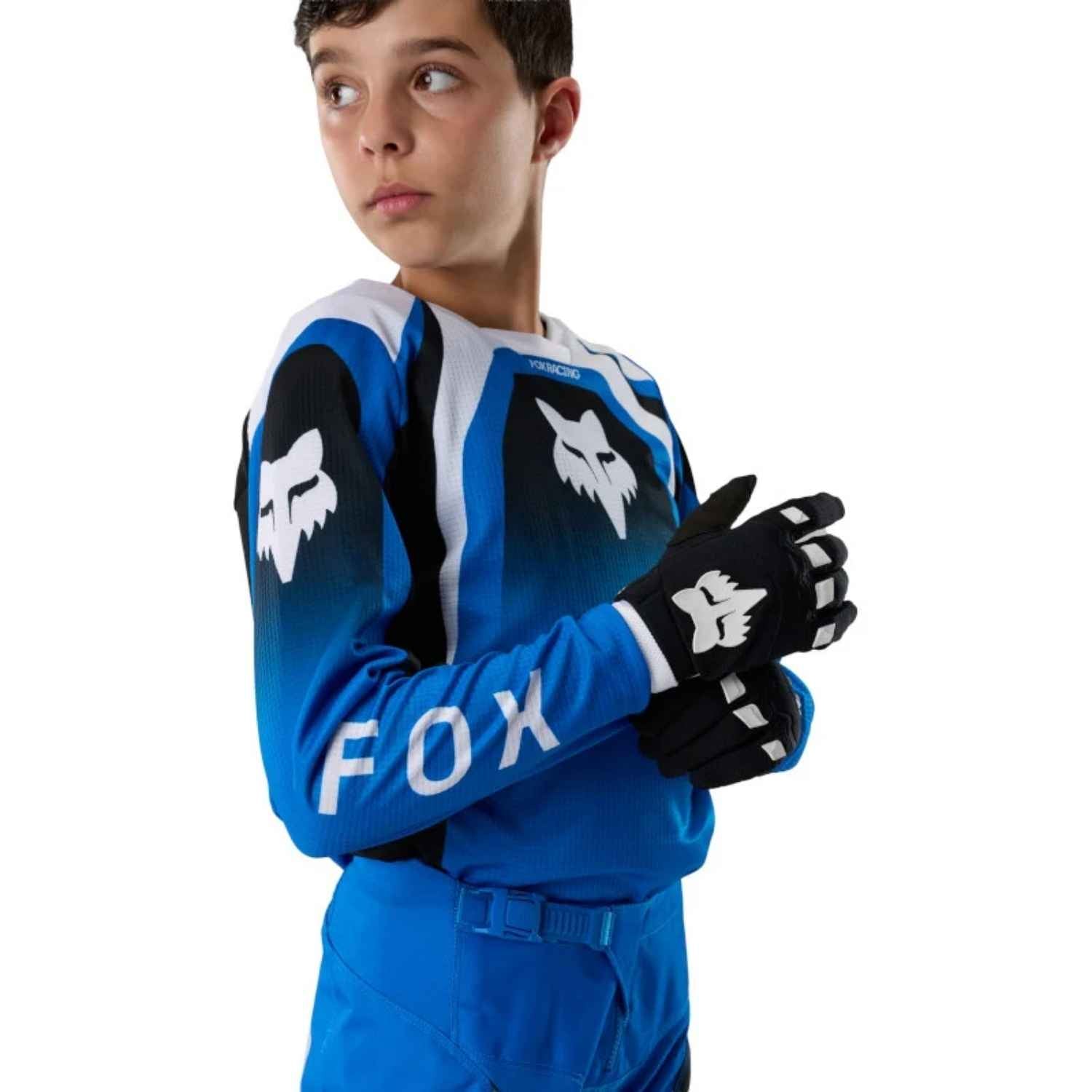 JERSEY FOX 180 FRAME [AZUL] (PARA NIÑOS)