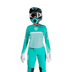 JERSEY FOX FLEXAIR FRACTURE [AZUL] (PARA MUJER)