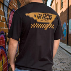 CAMISETA FOX BILLBOARD SS PREMIUM LE [NEGRO]