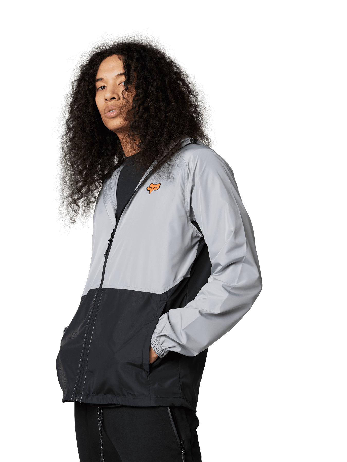 CHAQUETA CORTAVIENTOS FOX LEED [STL GRY]