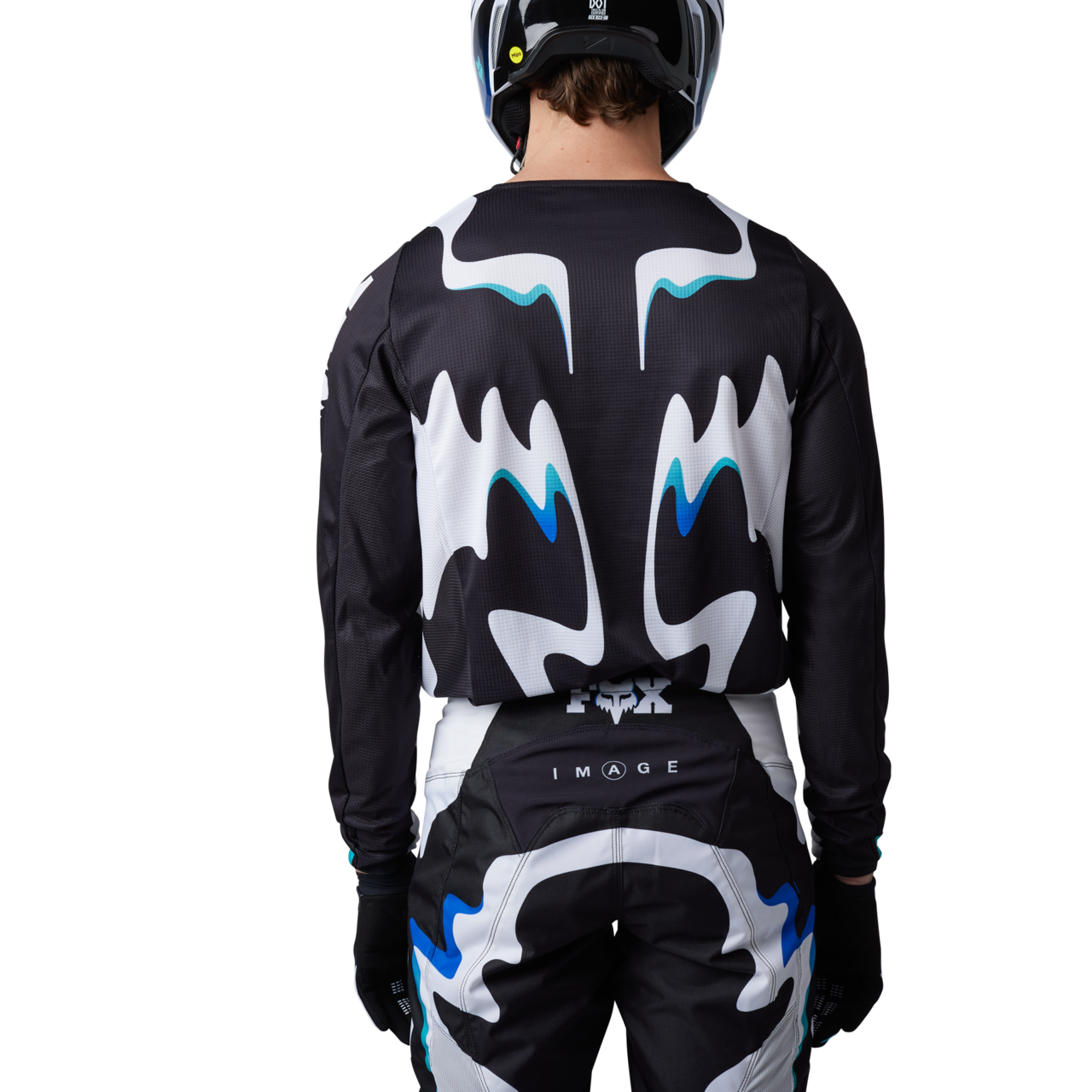 JERSEY FOX 180 KOZMIK [BLK/WHT]