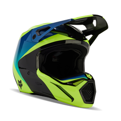 CASCO FOX V1 STREAK [NEGRO/VERDE]