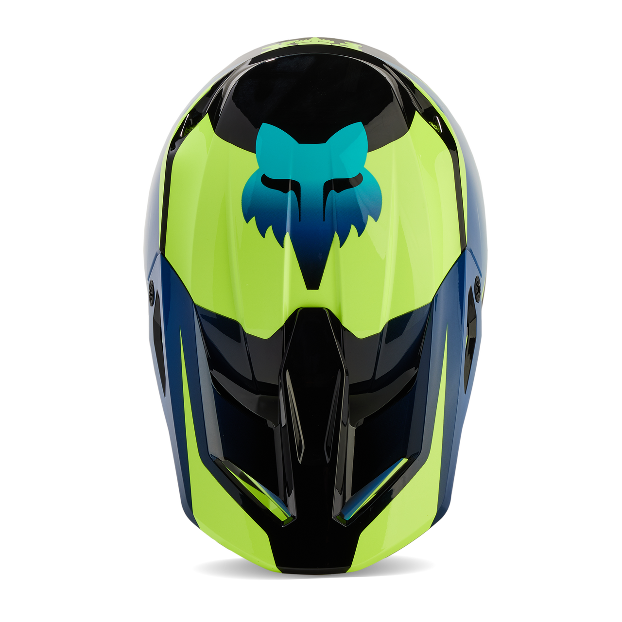 CASCO FOX V1 STREAK [NEGRO/VERDE]