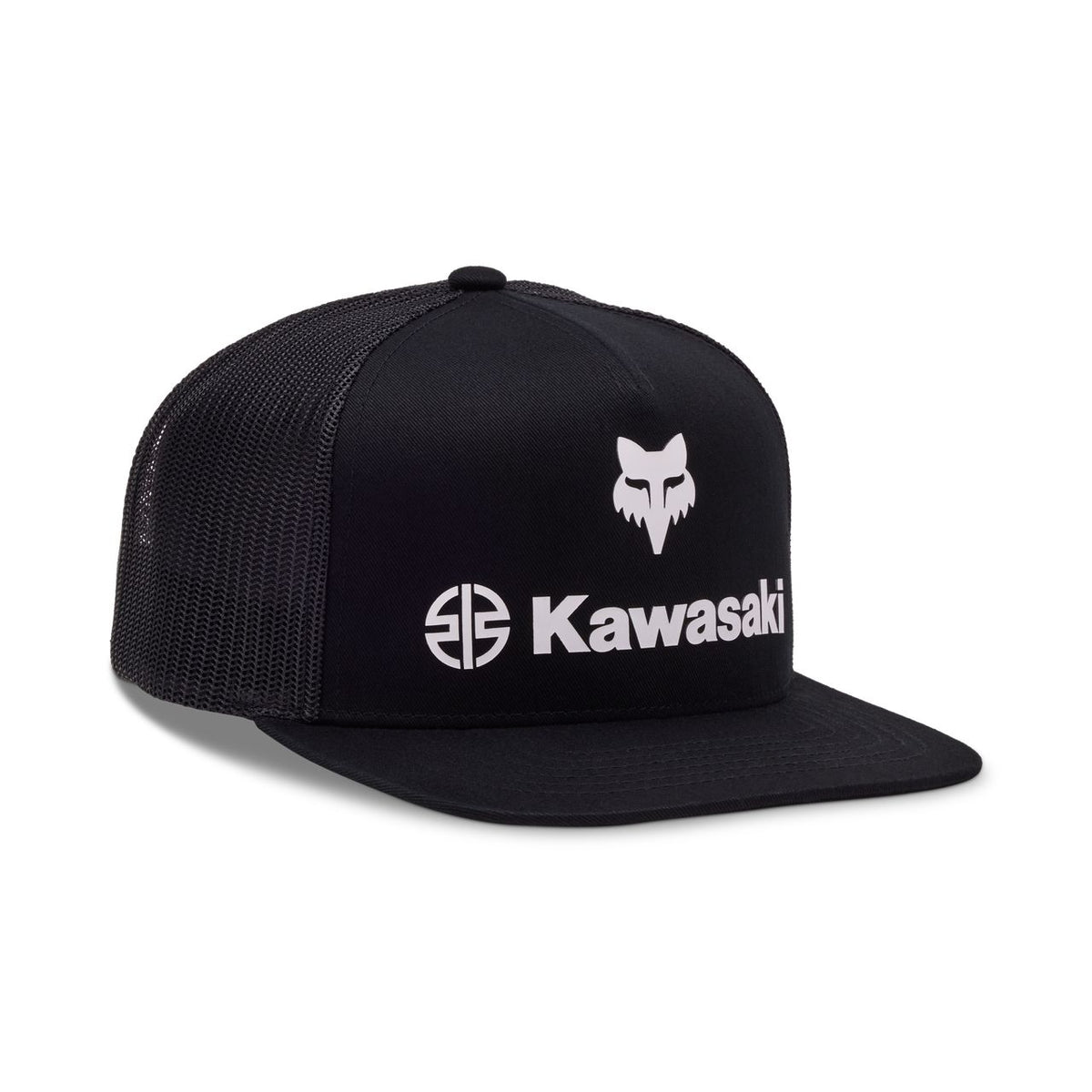 GORRA FOX X KAWASAKI SNAPBACK [NEGRO]