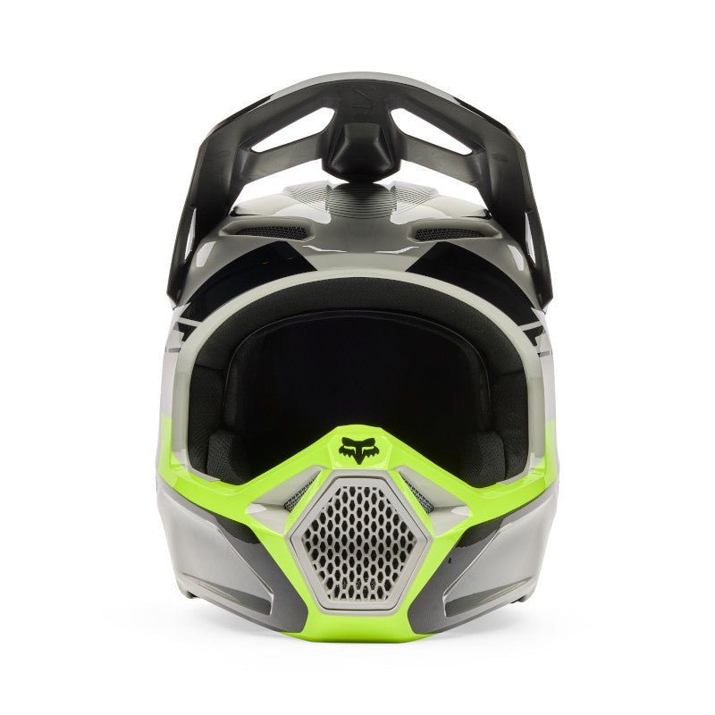 CASCO FOX V1 COLLECT [GRIS/VERDE NEÓN] - Todo Riders