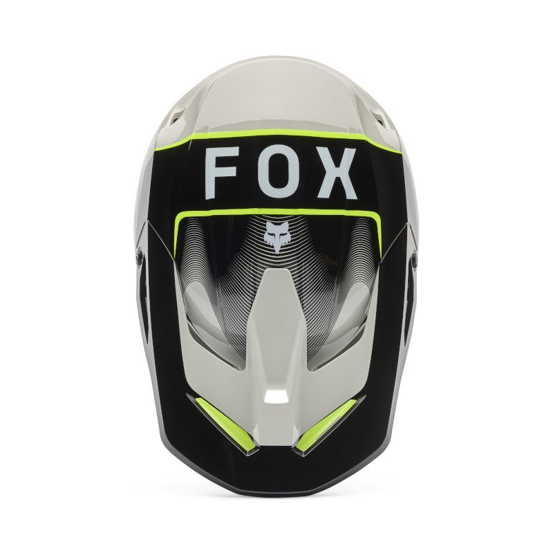 CASCO FOX V1 COLLECT [GRIS/VERDE NEÓN] - Todo Riders