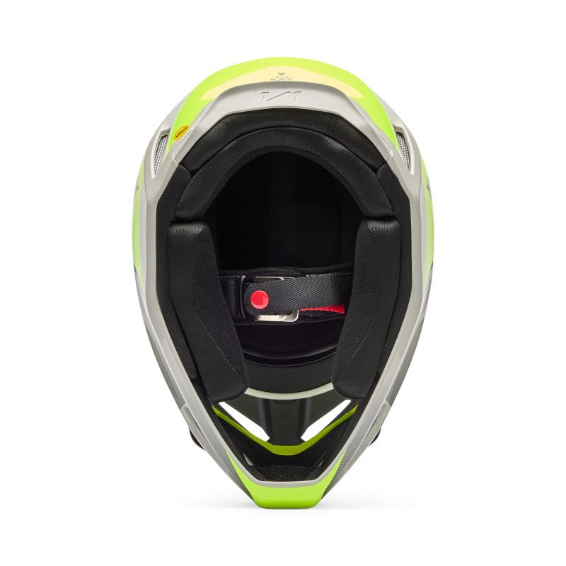 CASCO FOX V1 COLLECT [GRIS/VERDE NEÓN] - Todo Riders