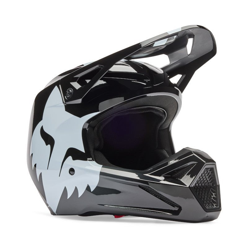 CASCO FOX V1 SHIELD [NEGRO] - Todo Riders
