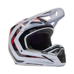 CASCO FOX V1 KAIROS [BLANCO/ROJO] - Todo Riders